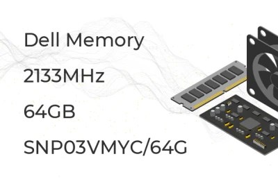 SNP03VMYC/64G Память Dell 64-GB 2133MHz PC4-17000 Memory SNP03VMYC/64G - фото 10096