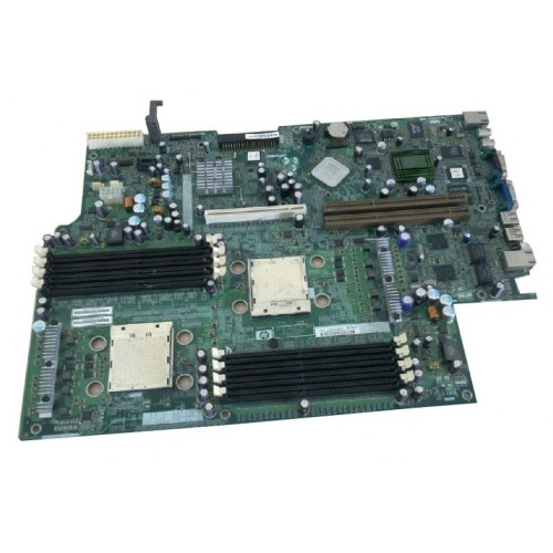 389110-501 Материнская Плата Hewlett-Packard AMD 8132 Dual Socket 940 8DualDDR400 PCI-E16xRiser 2PCI-X SVGA 2GbLAN E-ATX 1000Mhz For DL145G2 389110-501 - фото 10198