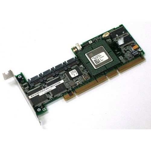 403633-001 Контроллер RAID SATA HP (Adaptec) AAR-2410SALP/64Mb 2xSil3512/Intel GC80303 64Mb 4xSATA RAID50 PCI/PCI-X 403633-001 - фото 10981