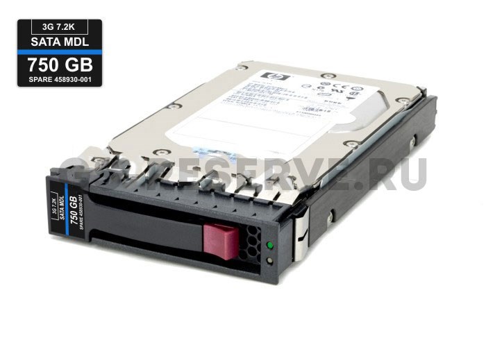 482483-003 Жесткий диск HP 750GB 7.2K 3.5'' SATA 3Gb/s 482483-003 - фото 13676