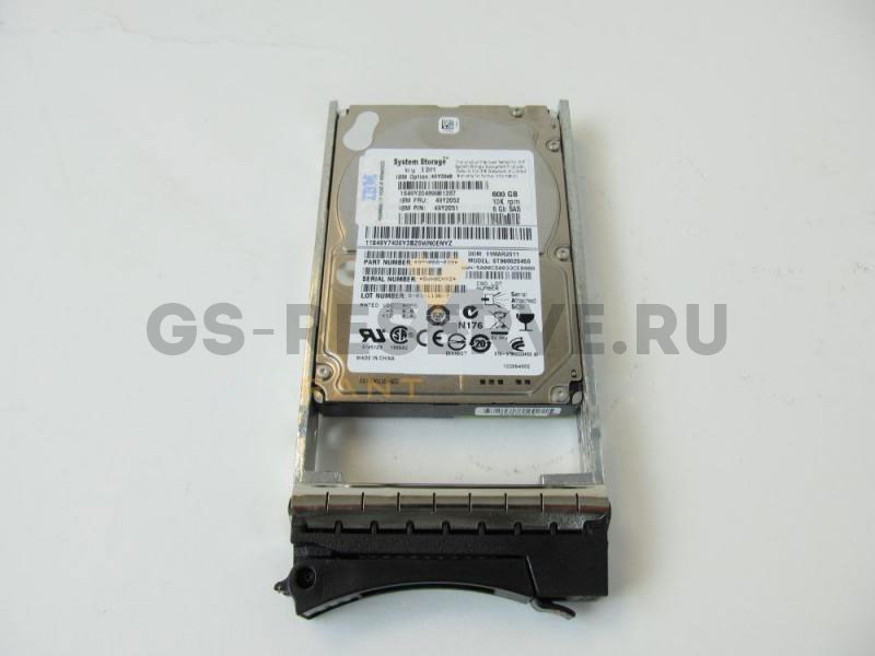 49Y2048 Жесткий диск IBM Lenovo 600GB 10000RPM SAS 6Gbps Hot-swap 2.5" 49Y2048 - фото 14044