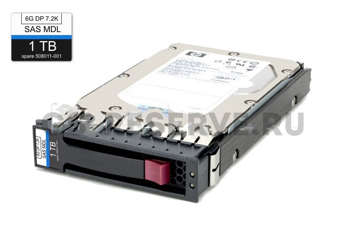 507613-001 Жесткий диск HP 1TB 7.2K 3.5'' SAS 6Gb/s для Gen8 Gen9 507613-001 - фото 14457