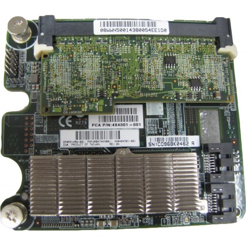 531456-001 Контроллер SAS RAID HP Smart Array P712m/ZM 0(512)Mb 2SAS/SATA RAID6 U300 PCI-E For Blades BL280G6 BL460G7 BL465G7 BL490G7 531456-001 - фото 14780