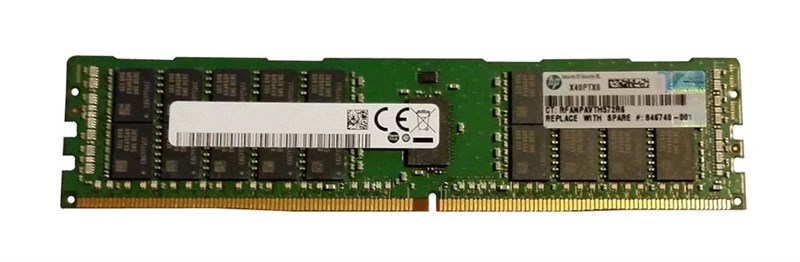 846740-001 Оперативная память HPE 16GB PC4-19200 DDR4-2400MHz ECC Registered CL17 288-Pin DIMM 1.2V Dual Rank Memory Module 846740-001 - фото 18362