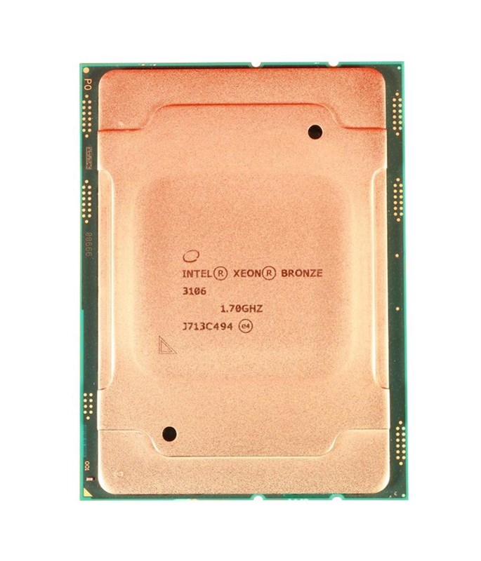 875710-001 Процессор HP 1.70GHz 9.60GT/s UPI 11MB L3 Cache Socket LGA3647 Intel Xeon Bronze 3106 8-Core Processor Upgrade 875710-001 - фото 18444