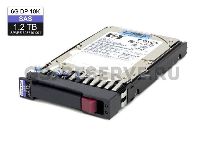 EG1200FCVBQ Жесткий диск HP 1.2TB 6G 10K 2.5'' DP SAS EG1200FCVBQ - фото 21441