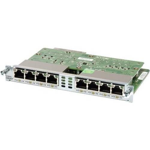 Модуль Cisco Eight port 10/100/1000 EHWIC-D-8ESG EHWIC-D-8ESG - фото 21487