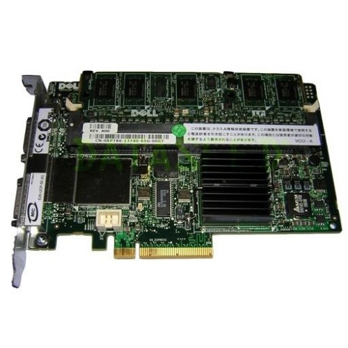 M778G Контроллер SAS Dell SAS 5/e LSISAS1068 Ext-2xSFF8470 8xSAS/SATA RAID10 U300 PCI-E8x M778G - фото 24059