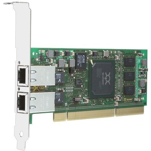 QLA4052C-CK Qlogic Dual-port 1GbE iSCSI / Network-to-64-bit, 133-MHz PCI-X adapter, copper QLA4052C-CK - фото 25165