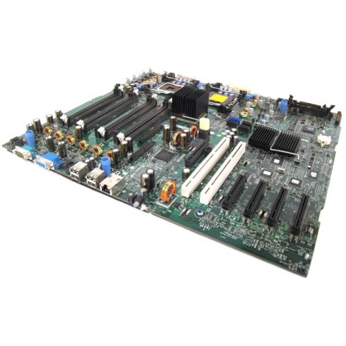 TW855 Материнская Плата Dell i5000P Dual Socket 771 8FBD 4SATAII 4PCI-E8x 2PCI-X SVGA 1GbLAN E-ATX 1333Mhz For PowerEdge 1900 TW855 - фото 25854