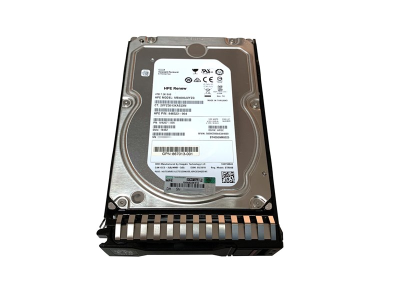 869726-001 HPE 4TB 12G SAS 7.2K LFF StoreOnce MDL Hard Drive 869726-001 - фото 26683