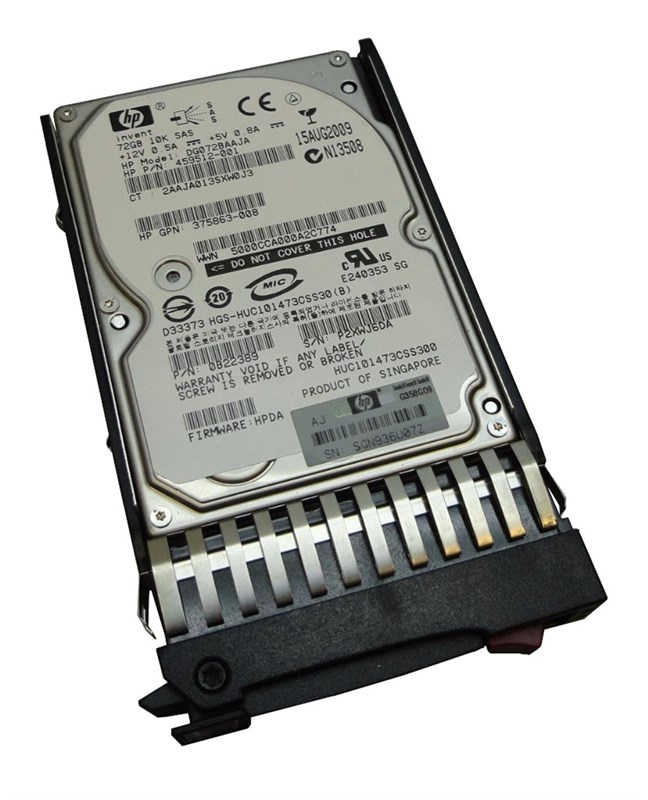 418372-B21 HP 72GB 15K SAS DP 3.5" Hot-Plug Hard Drive 418372-B21 - фото 26737