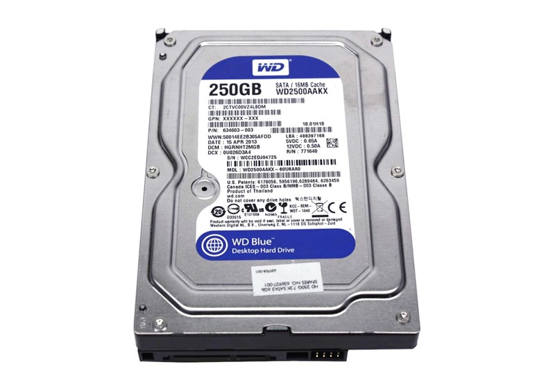 Жесткий диск HP 636927-001 250Gb SATAII 3,5" HDD 636927-001 - фото 26782