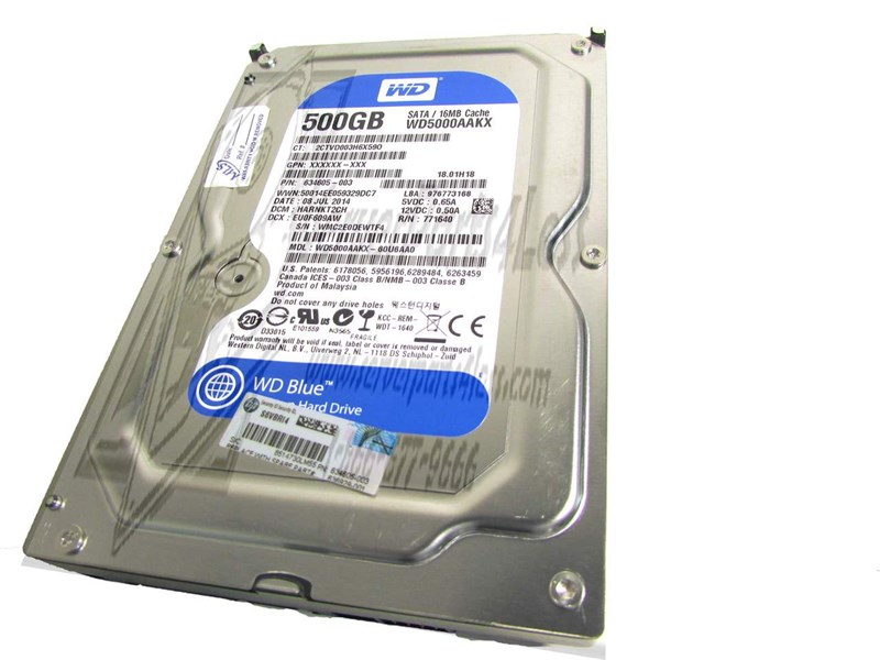 Жесткий диск HP 460579-001 500Gb SATAII 3,5" HDD 460579-001 - фото 26807