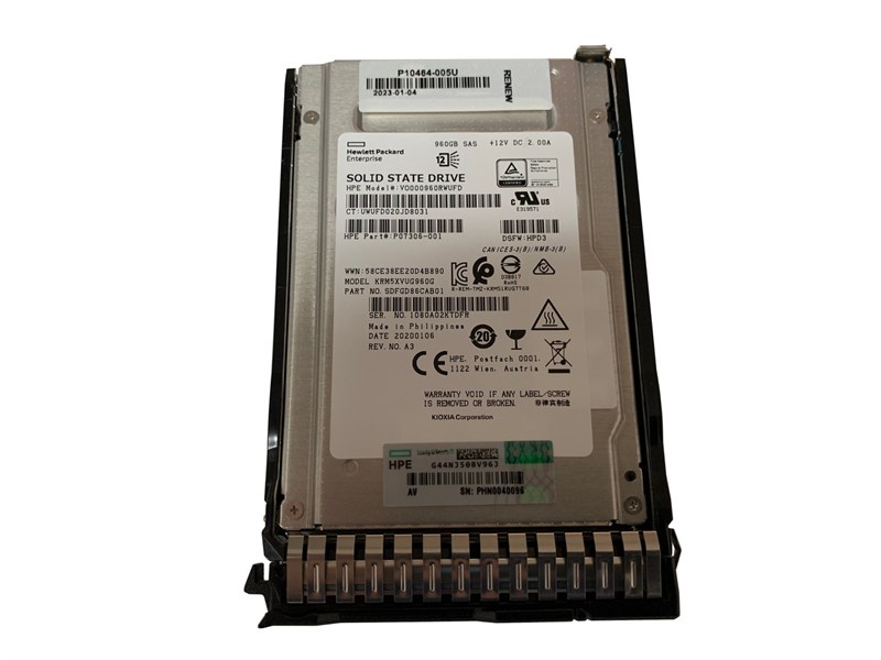 P10448-B21 HPE 960GB SAS 12G MU 2.5 SC SFF Solid State Drive P10448-B21 - фото 26829