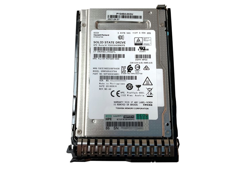 P10444-B21 HPE 3.84TB SAS RI SFF VS DS Solid State Drive P10444-B21 - фото 26866