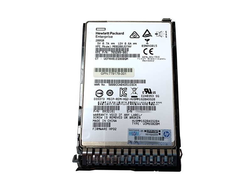 780430-001 HPE 200GB SAS 12G ME SFF SC H2 Solid State Drive 780430-001 - фото 26867