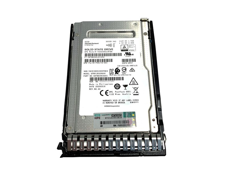 P06596-001 HPE 960GB SAS RI SFF SC DS Solid State Drive P06596-001 - фото 26887