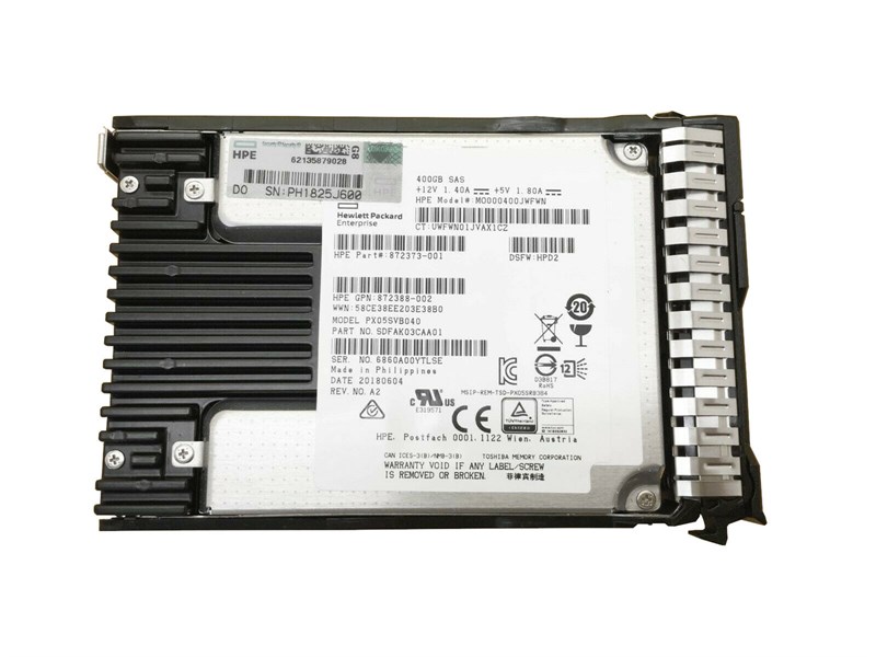 Жесткий диск HP 872374-B21 400Gb SAS 2,5" SSD 872374-B21 - фото 26906