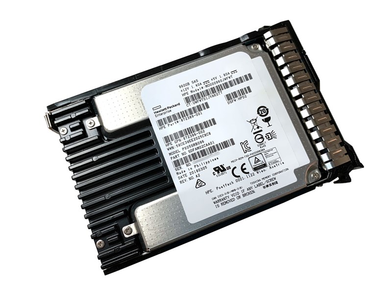 872390-B21 HPE 960GB 2.5” RI DS G10 SAS Solid State Drive 872390-B21 - фото 26907