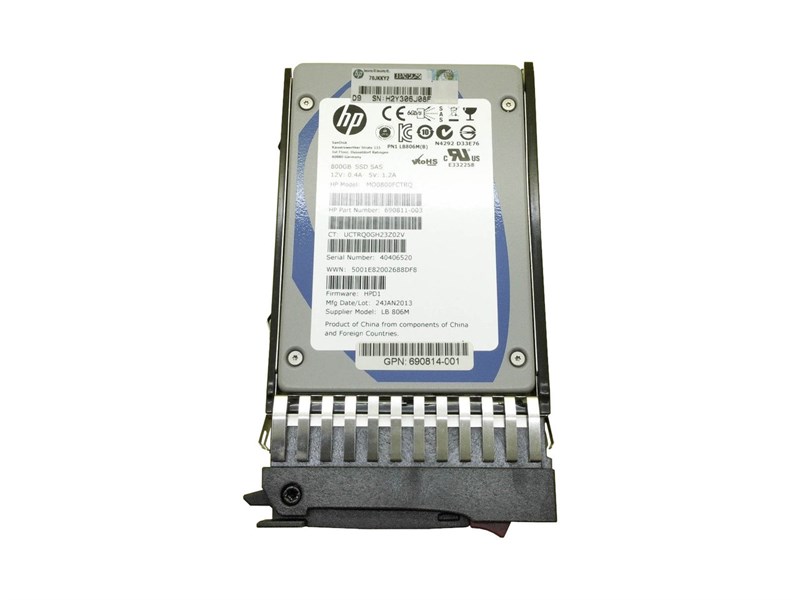 Жесткий диск HP 690823-B21 800Gb SAS 2,5" SSD 690823-B21 - фото 26916