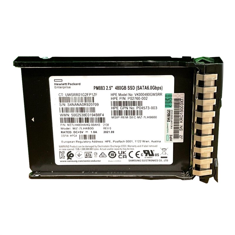 P40497-B21 HPE 480GB SATA 6G RI BC MV 2.5 SSD G10+ P40497-B21 - фото 26931