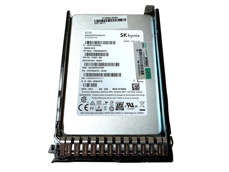 P18480-001 HPE 3.84TB SATA 6G MU SFF SC MV Solid State Drive P18480-001 - фото 26973