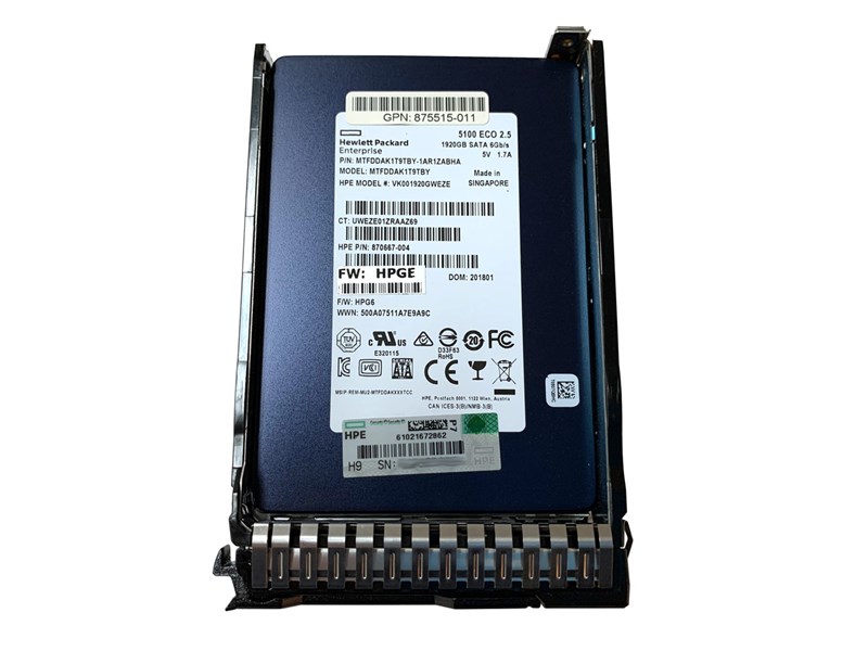 817085-001 HPE 1.92TB 6G SATA RI-3 2.5” SC Solid State Drive 817085-001 - фото 26976