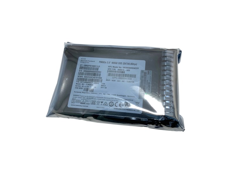 875511-B21 HPE 960GB SATA RI DS SC SFF Solid State Drive 875511-B21 - фото 26996