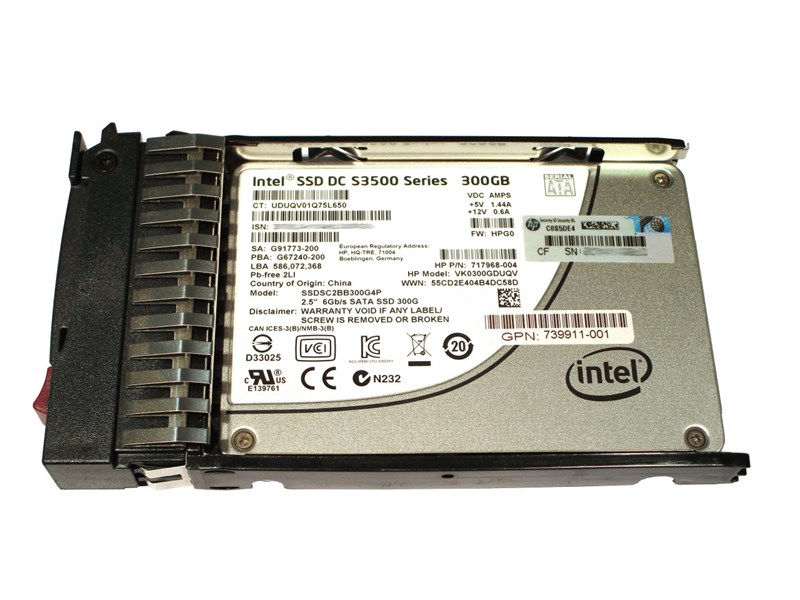 739894-B21 HPE 300GB 6G SATA VE Solid State Drive 739894-B21 - фото 27106