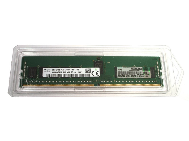 878490-001 HPE 8GB DDR4 2RX8 PC4 2666V G10 Memory 878490-001 - фото 27278