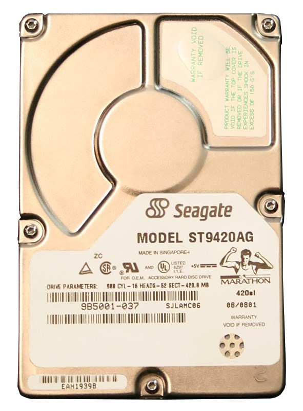 Жесткий диск Seagate 9B5001-037 420Mb HDD 9B5001-037 - фото 27811