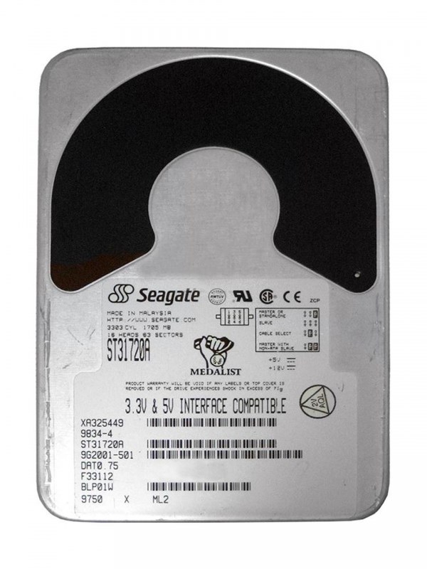 Жесткий диск Seagate ST31720A 1,7GB 4500 IDE 3.5" HDD ST31720A - фото 27825