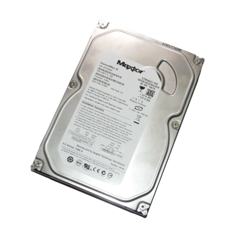 Жесткий диск Maxtor STM380211AS 80Gb 7200 SATAII 3.5" HDD STM380211AS - фото 27895