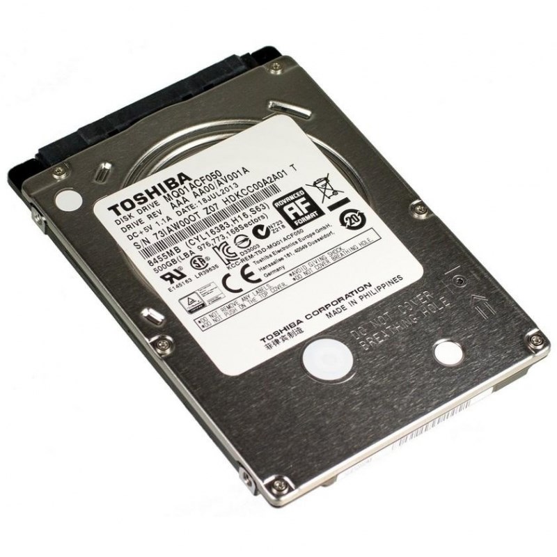 Жесткий диск Toshiba MQ01ACF050 500Gb 7200 SATAIII 2,5" HDD MQ01ACF050 - фото 27951