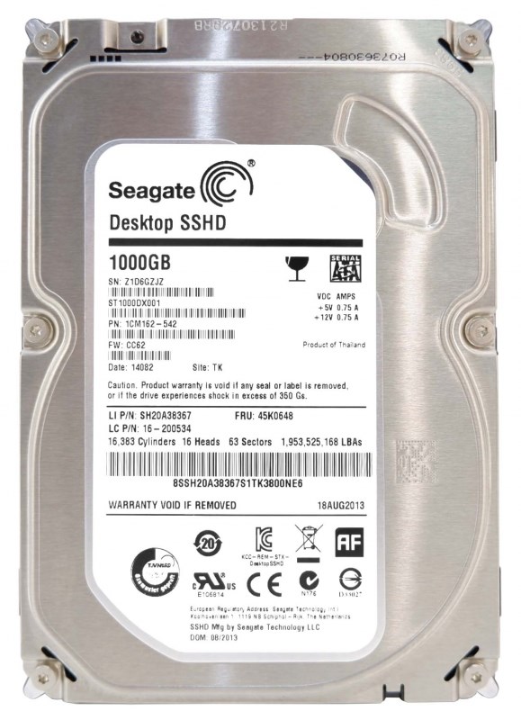 Жесткий диск Seagate 1CM162 1Tb 7200 SATAIII 3.5" HDD 1CM162 - фото 28529