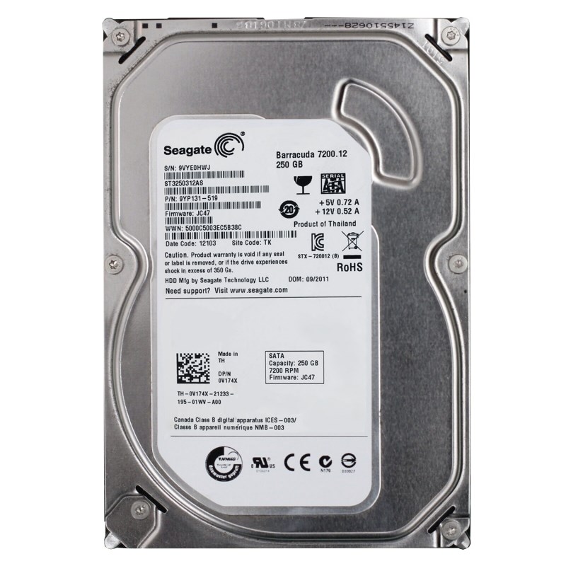 Жесткий диск Seagate 9YP131 250Gb SATAIII 3,5" HDD 9YP131 - фото 28679