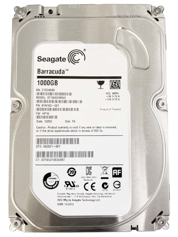 Жесткий диск Seagate 9YN162 1Tb SATAIII 3,5" HDD 9YN162 - фото 28711