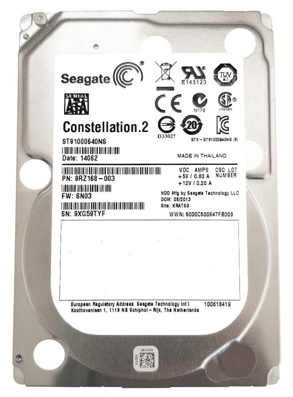 Жесткий диск Seagate 9RZ168 1Tb SATAIII 2,5" HDD 9RZ168 - фото 28723