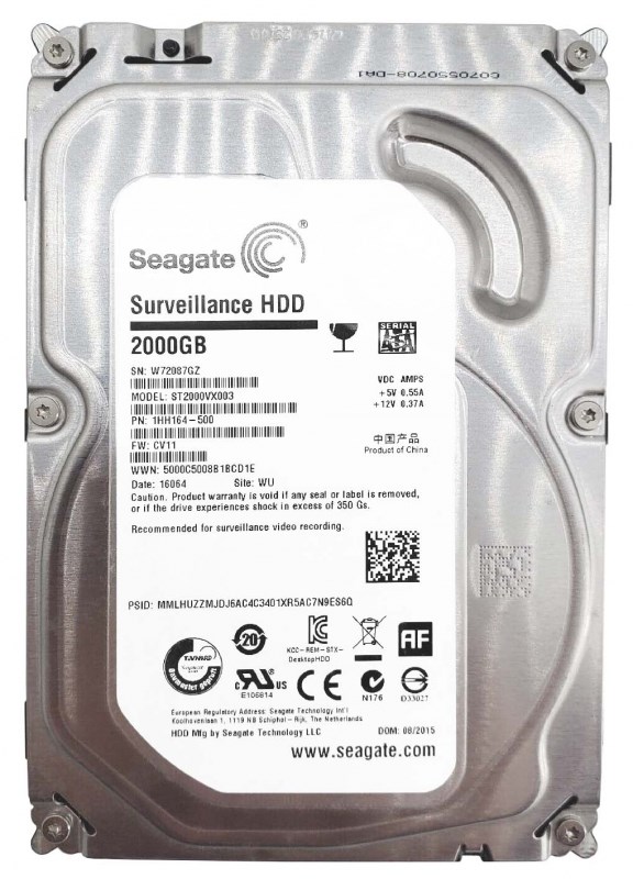 Жесткий диск Seagate ST2000VX003 2Tb 5900 SATAIII 3.5" HDD ST2000VX003 - фото 28776