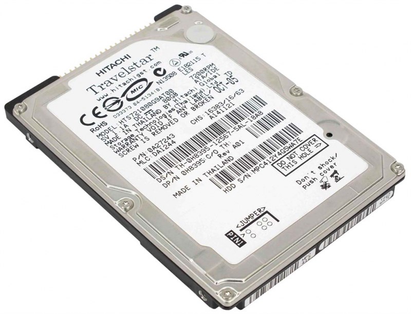 Жесткий диск Hitachi 0A26563 80Gb 7200 IDE 2,5" HDD 0A26563 - фото 29423