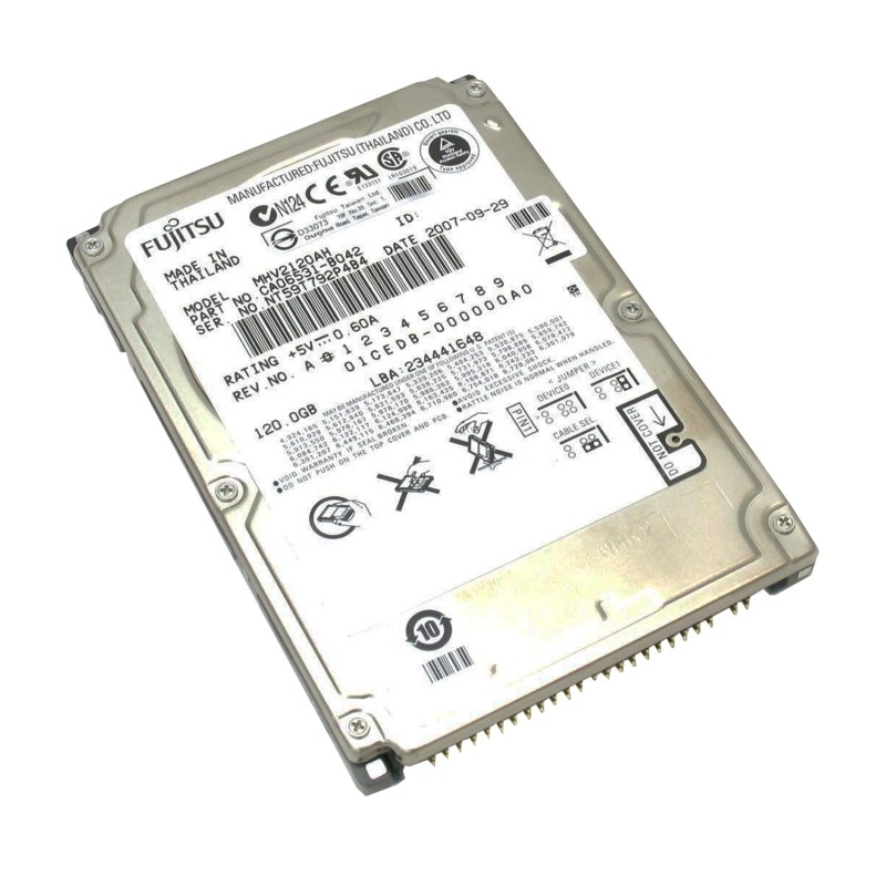 Жесткий диск Fujitsu MHV2120AH 120Gb 5400 IDE 2,5" HDD MHV2120AH - фото 29701