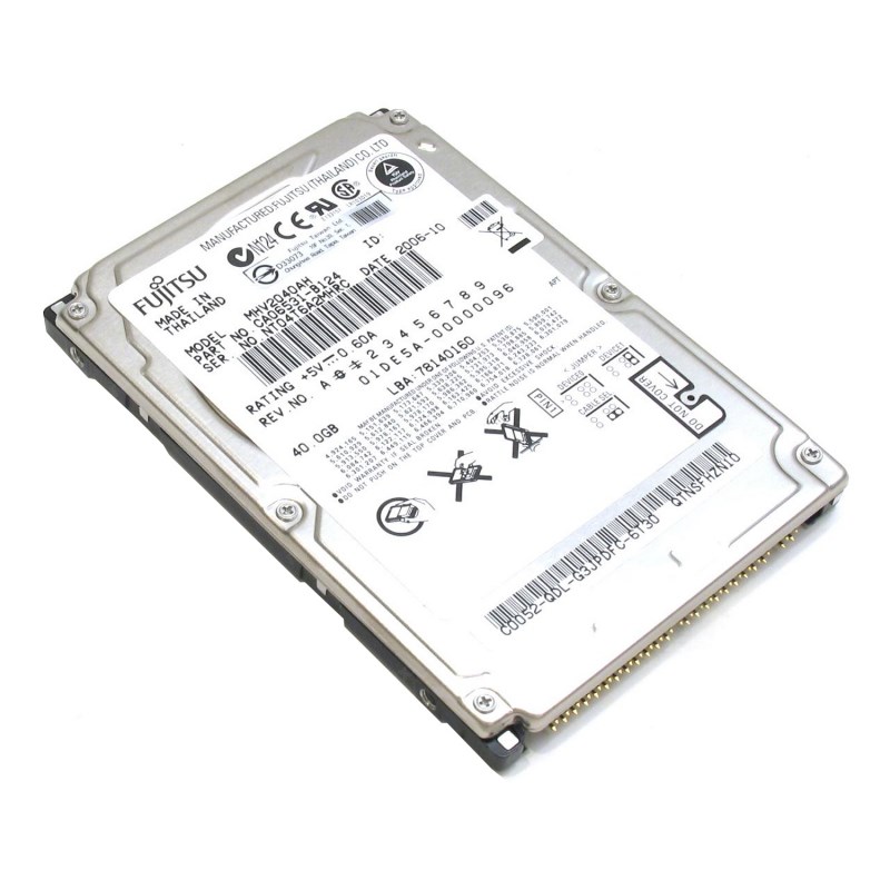 Жесткий диск Fujitsu MHV2040AH 40Gb 5400 IDE 2,5" HDD MHV2040AH - фото 29719