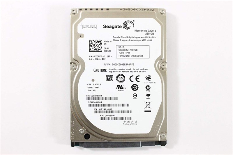 Жесткий диск Seagate XDNFF 250Gb 7200 SATAII 2,5" HDD XDNFF - фото 30752