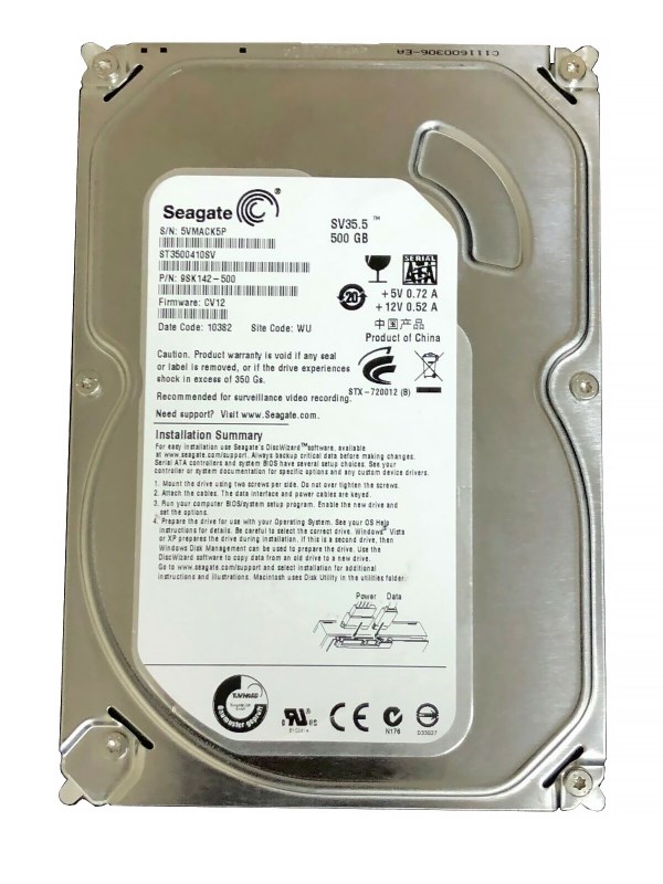 Жесткий диск Seagate 9SK142 500Gb SATAII 3,5" HDD 9SK142 - фото 31078