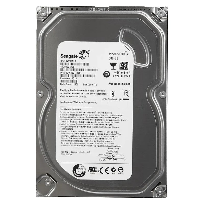 Жесткий диск Seagate 9GW132 500Gb SATAII 3,5" HDD 9GW132 - фото 31104