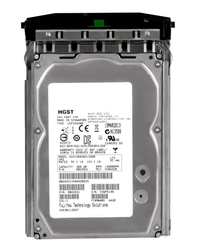 Жесткий диск Fujitsu A3C40113547 300Gb 15000 SAS 3,5" HDD A3C40113547 - фото 31464