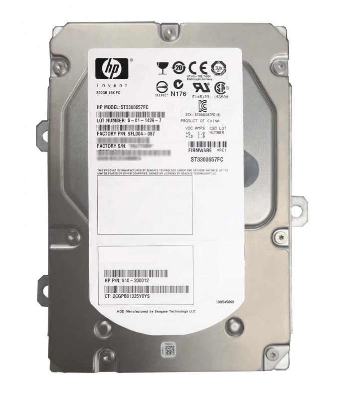 Жесткий Диск HP Seagate Cheetah 970-200123 300Gb 3,5" 970-200123 - фото 31484