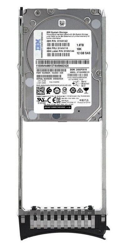 Жесткий диск IBM 01NN142 1.8Tb SAS 2,5" HDD 01NN142 - фото 31676