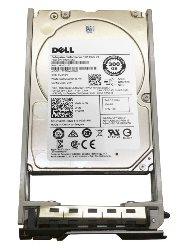 Жесткий диск Dell 1V8200-150 300Gb 10520 SAS 2,5" HDD 1V8200-150 - фото 31700